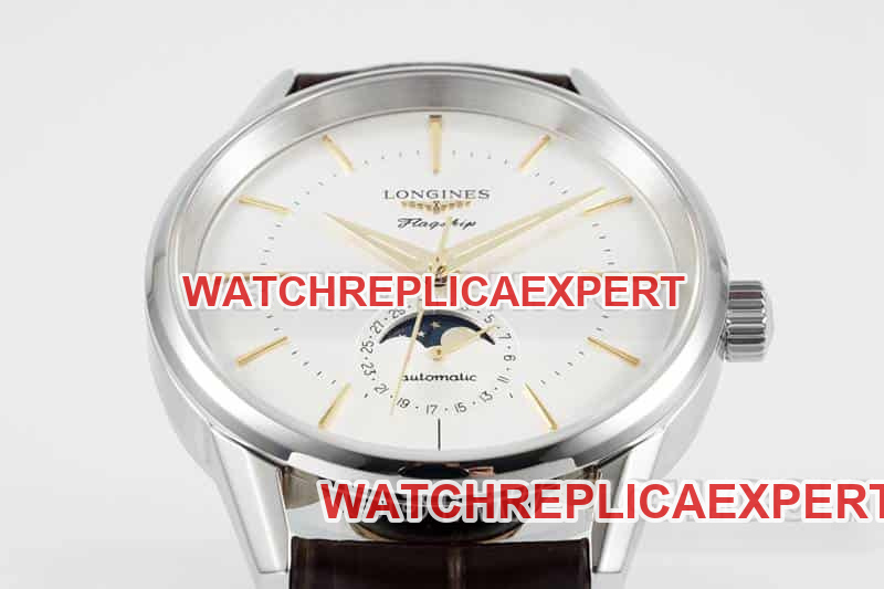 APS factory Longines classic replicatop-tier 1:1high-quality replicaguilloché dialmoon phaseL4.815.4.78.2front live photo