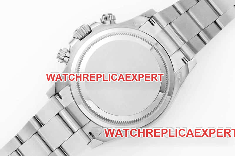 APS factory Rolex Daytona1:1top-tier replicablue dialsteel bracelet model 116509caseback live photo