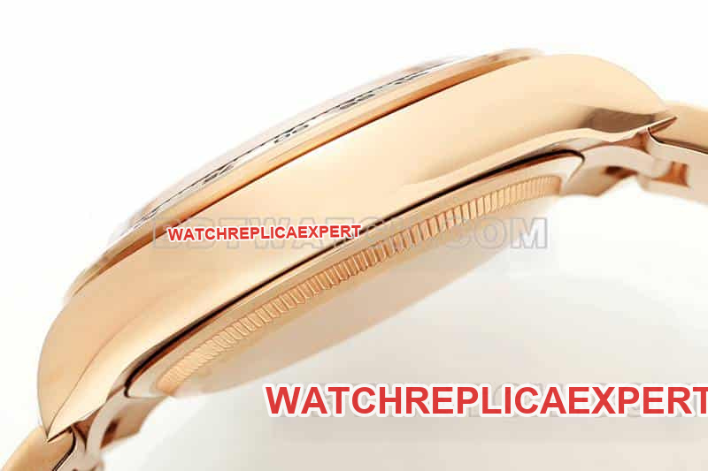 APS factory Rolex Daytonatop-tier 1:1high-quality pink disc rose goldsteel bracelet model 116505side live photo