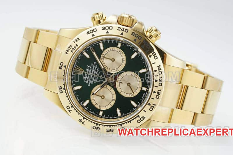 APS factory Rolex Daytonatop-tier 1:1super clonegreen dialsteel bracelet model 126508front live photo