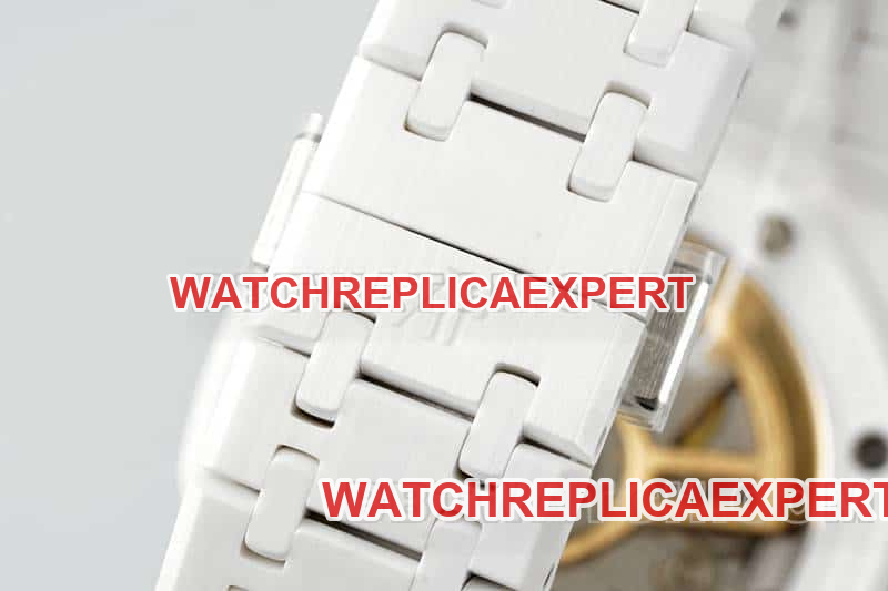 APS factory Audemars PiguetRoyal Oak1:1super cloneblack dial white ceramic15500braceletlive photos