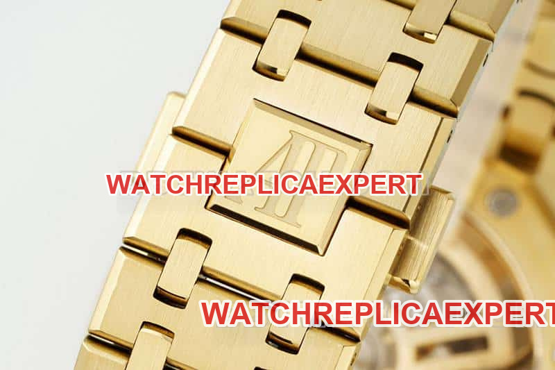 APS factory Audemars PiguetRoyal Oak1:1super smoked gold plate chronograph26240braceletlive photos
