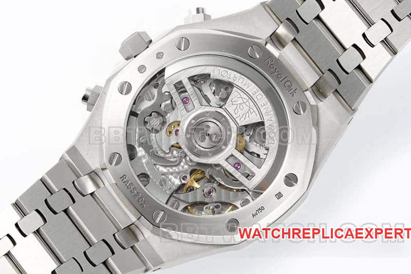 APS factory Audemars PiguetRoyal Oaktop-tier 1:1high-quality purple plate chronograph26240caseback live photo