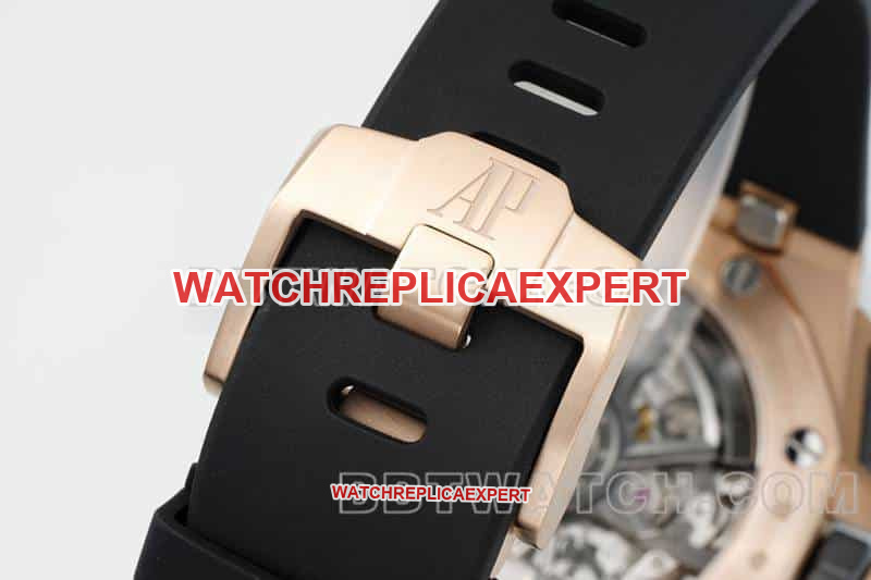 APS factory Audemars PiguetRoyal Oak offshore super cloneblack dialrose gold26420braceletlive photos