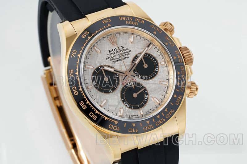 APS factory RolexDaytonatop-tier 1:1high-quality meteorite disc rose gold116515front live photo
