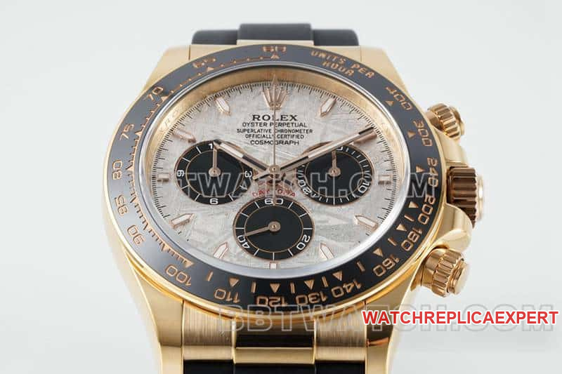 APS factory RolexDaytonatop-tier 1:1high-quality meteorite disc rose gold116515front live photo