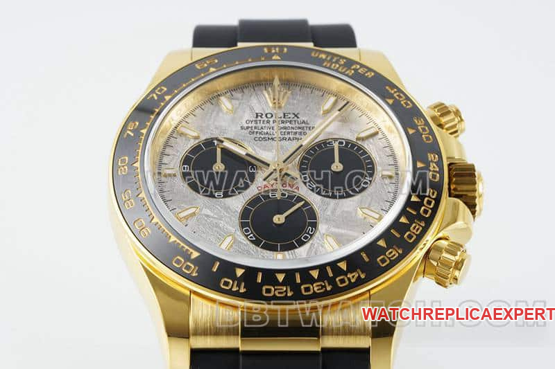 APS factory RolexDaytonatop-tier 1:1super meteorite plateyellow gold126518front live photo