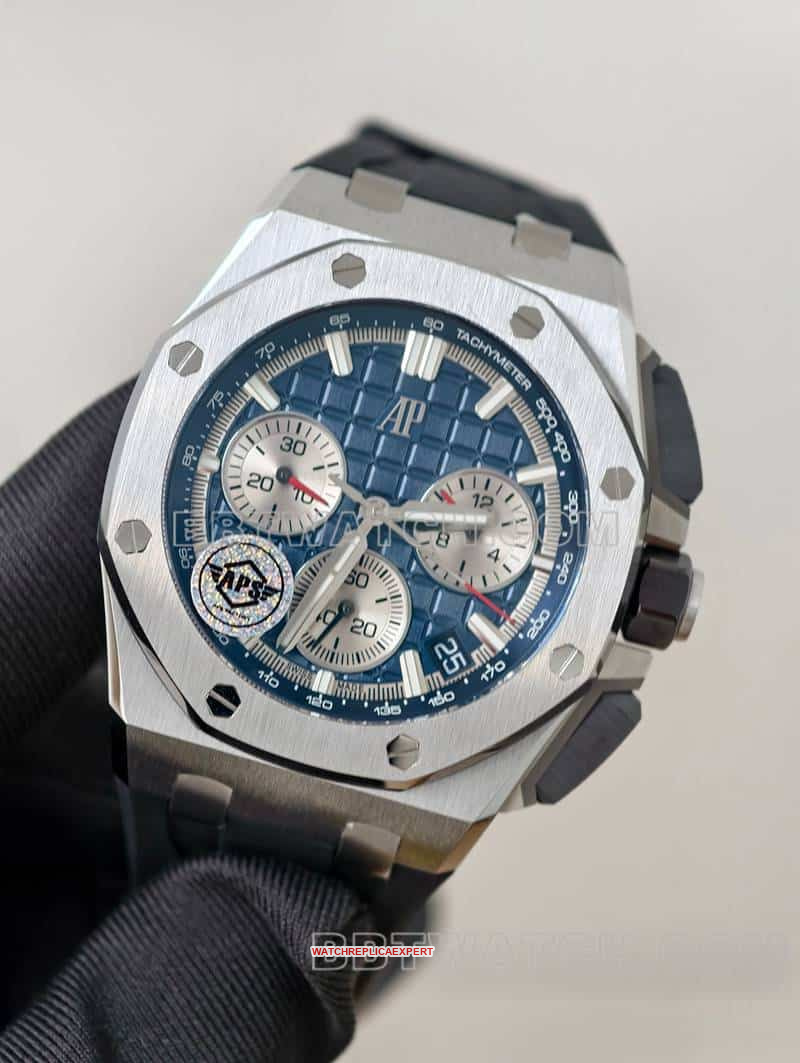 APS factory Audemars PiguetRoyal Oak offshore type 1:1super cloneblue dial26420front live photo