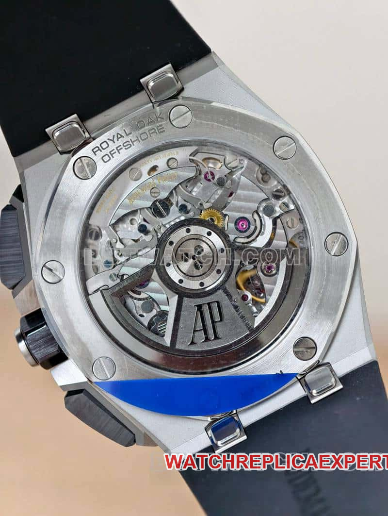APS factory Audemars PiguetRoyal Oak offshore type 1:1super cloneblue dial26420caseback live photo