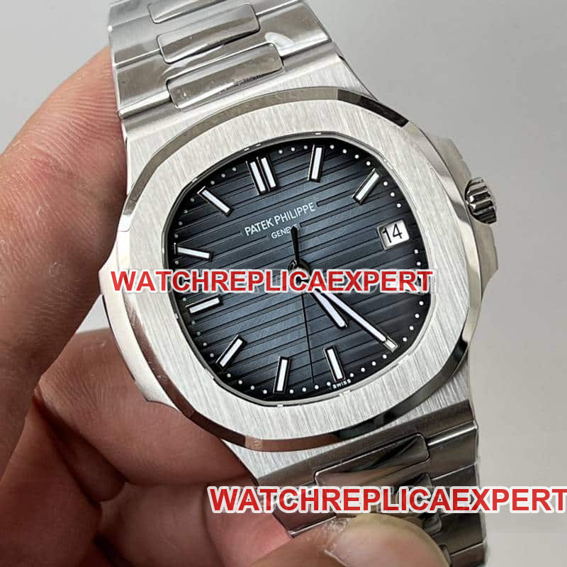 3K FactoryPatek Philippe sporty elegant 1:1super cloneblue dialNautilus5811front live photo