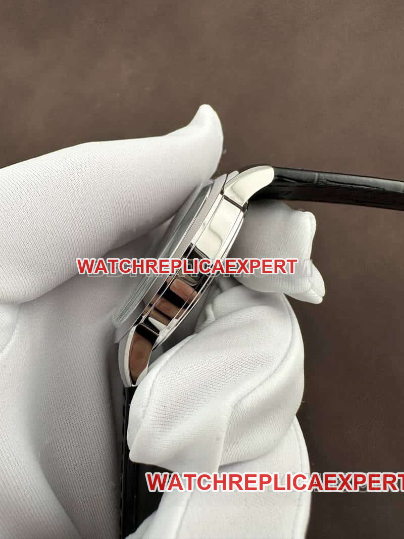 AF FactoryLongines Concas 1:1super cloneblack dialleather strap model L1.649.4.52.2side live photo