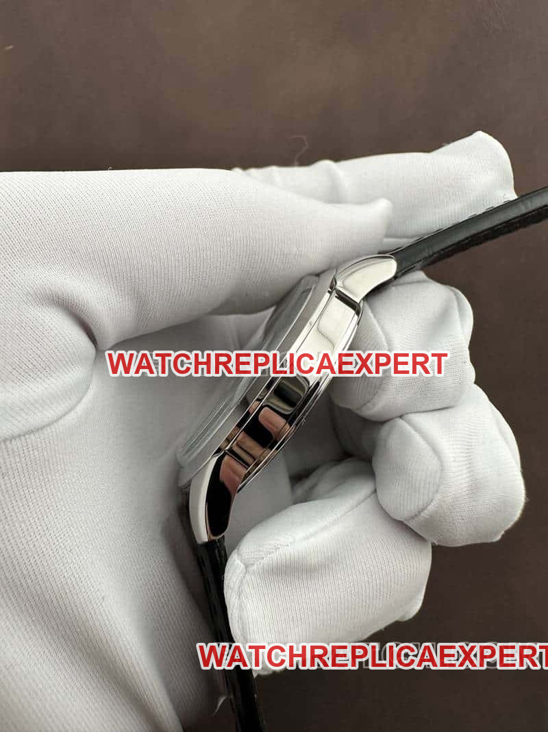 AF FactoryLongines Concas 1:1top-tier replicagreen dialleather strap side live photo