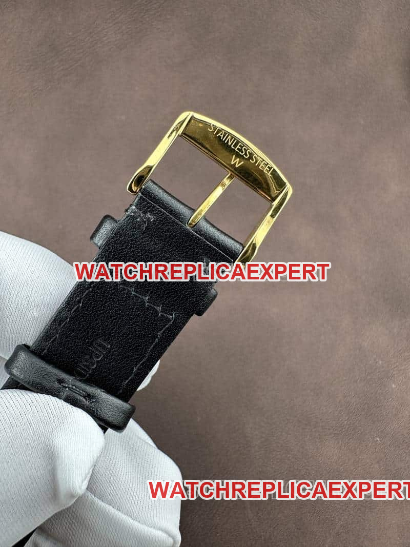 AF FactoryLongines Concas 1:1super gradient red plate yellow goldleather strap model clasplive photos