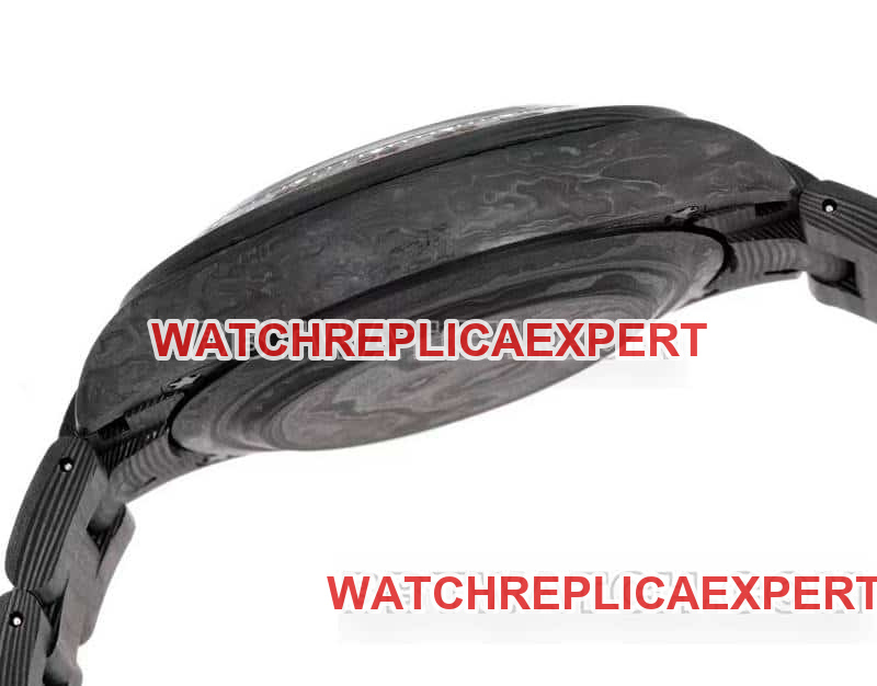 TW factory Rolex Daytona top-tier carbon fiber hollow plate black steel bracelet side live photo