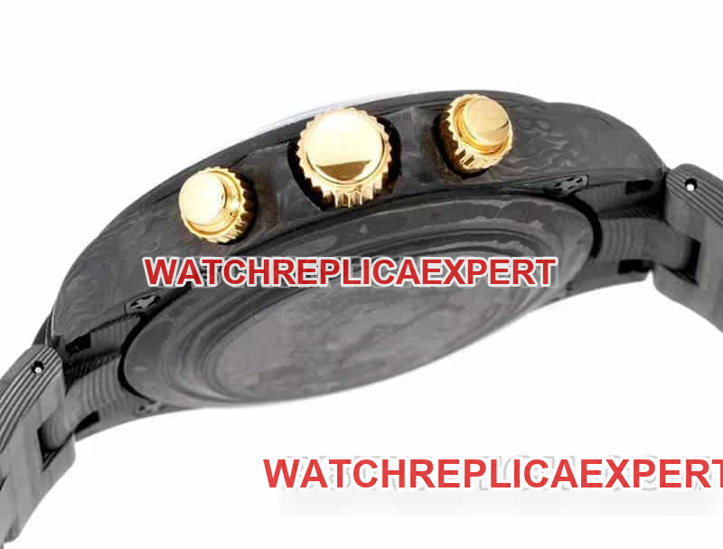 TW factory Rolex Daytonatop-tier 1:1super carbon fiber hollow plate black steel bracelet side live photo