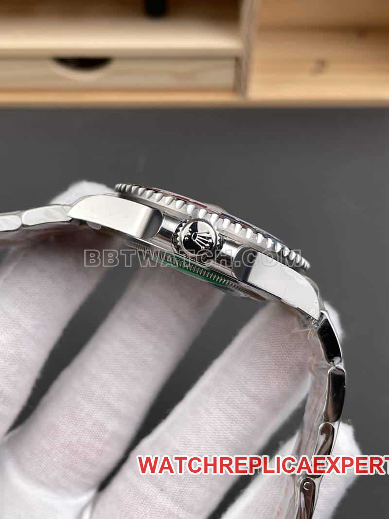 ARF RolexGMT-Mastertop-tier 1:1high-quality meteorite disc Pepsi bezel126719side live photo