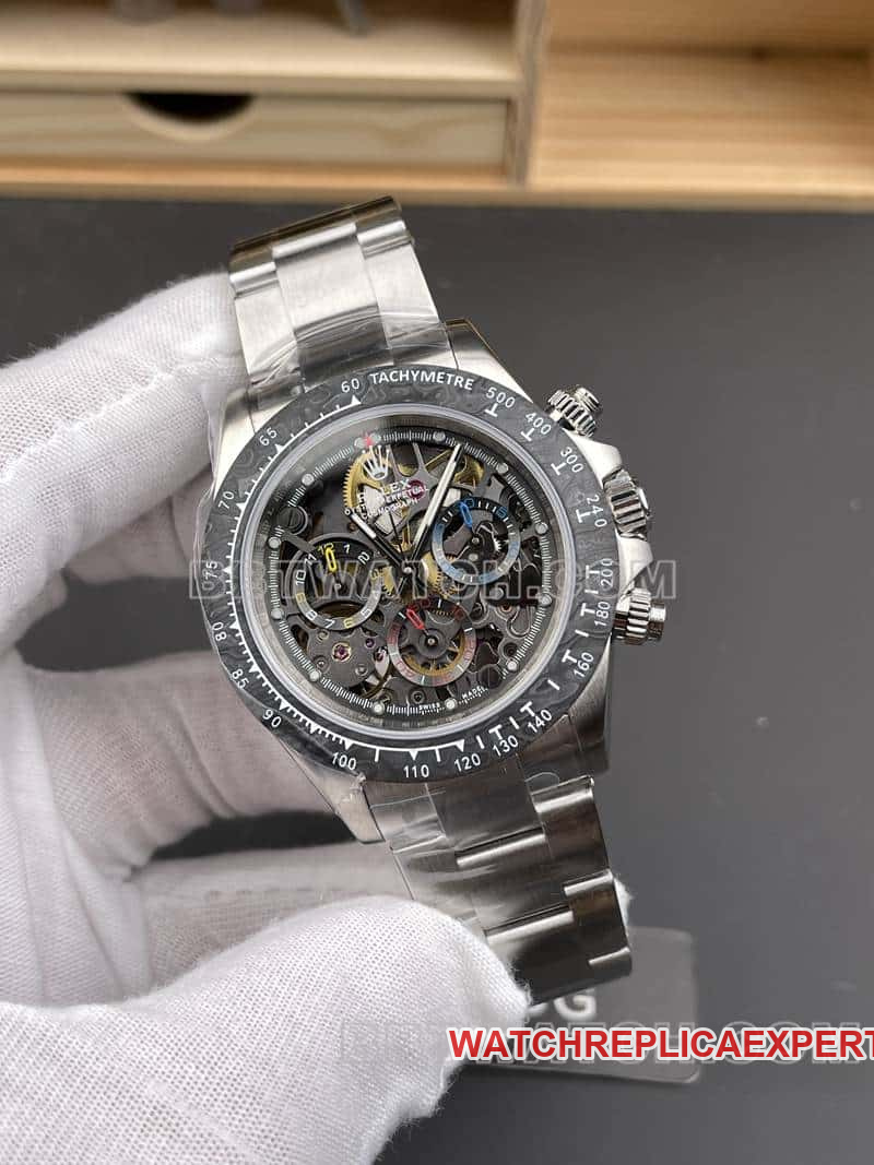 ADG factory Rolex Daytona1:1super hollow disc carbon fiber front live photo