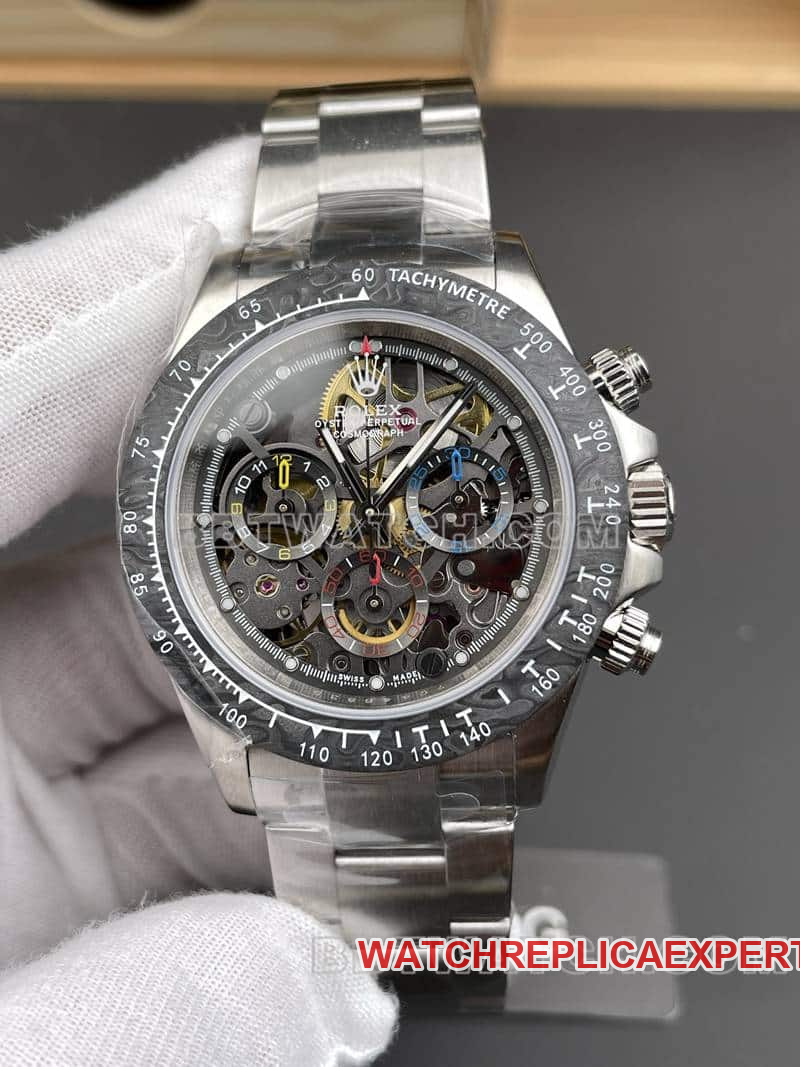 ADG factory Rolex Daytona1:1super hollow disc carbon fiber front live photo