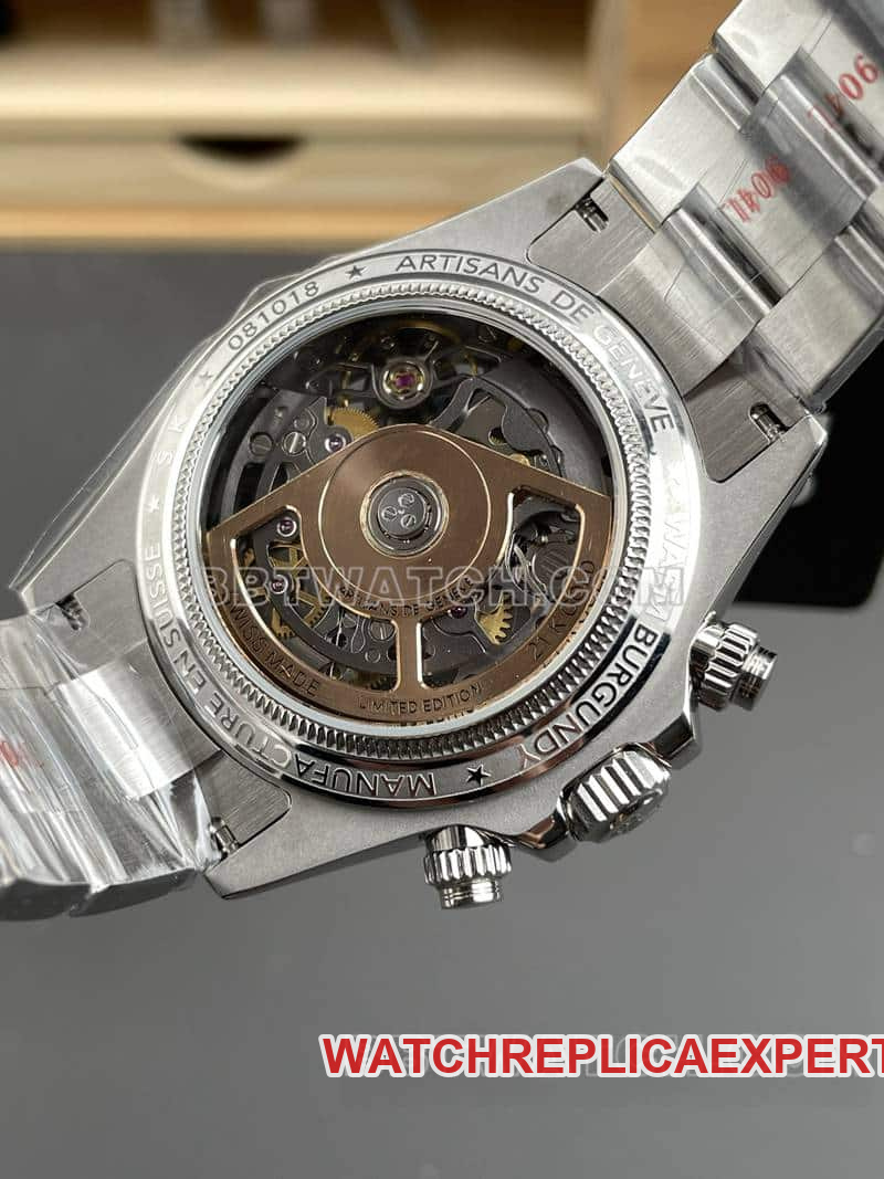 ADG factory Rolex Daytona1:1super hollow disc carbon fiber caseback live photo