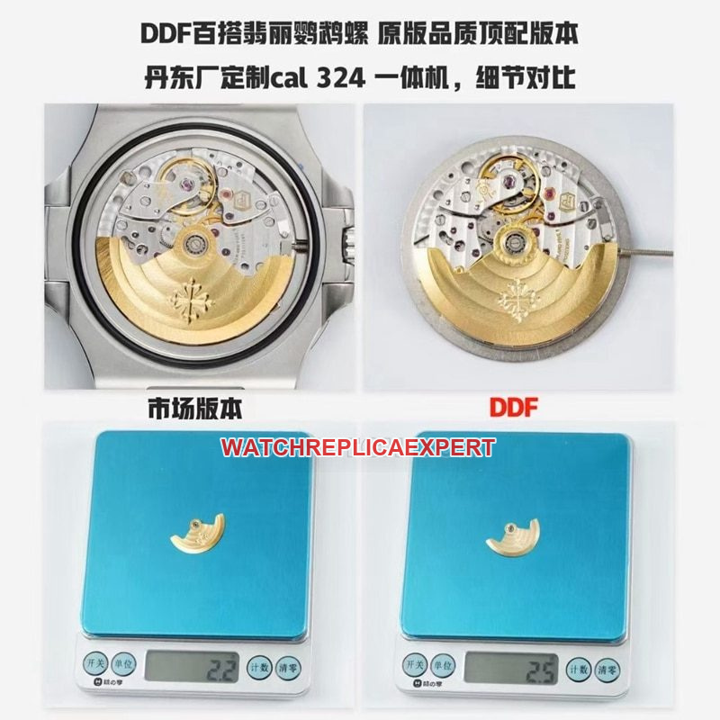 DDF Factory Patek Philippe Nautilus 5711 Top collectible watches vs Genuine