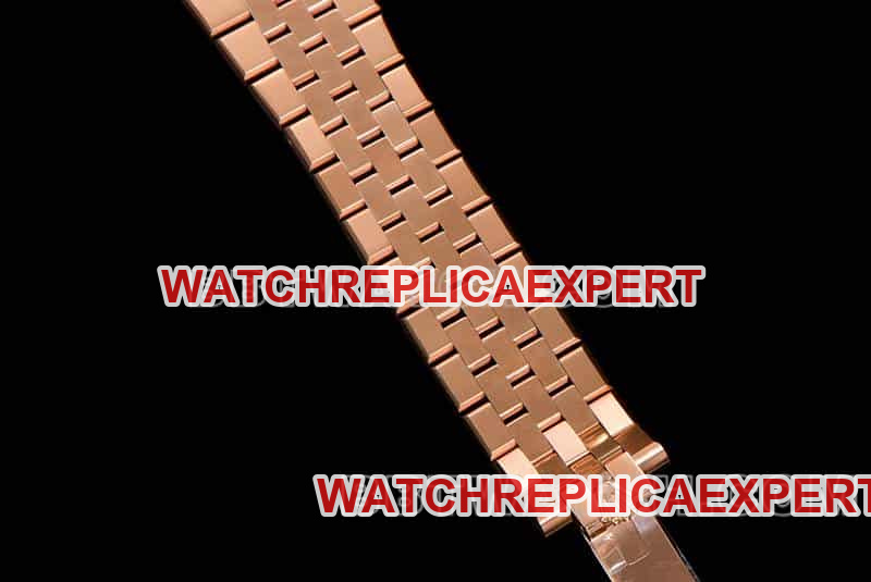 ES factory Rolex land type top-tier replicarose goldwhite dialdiamond bezel127285braceletlive photos