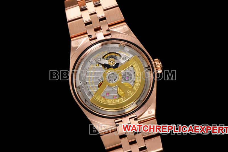 ES factory Rolex land type top-tier replicarose goldwhite dialdiamond bezel127285movementlive photos