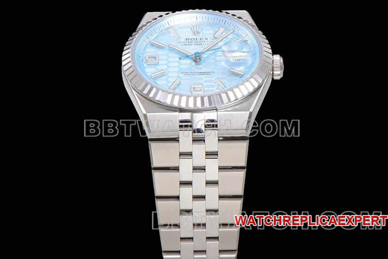 ES factory Rolex land type top-tier 1:1high-quality replicablue dial127236front live photo