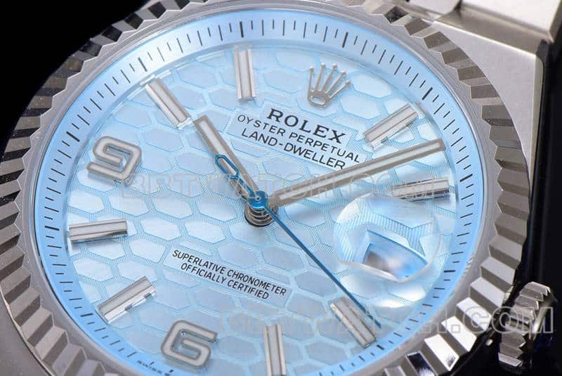 ES factory Rolex land type top-tier 1:1high-quality replicablue dial127236front live photo