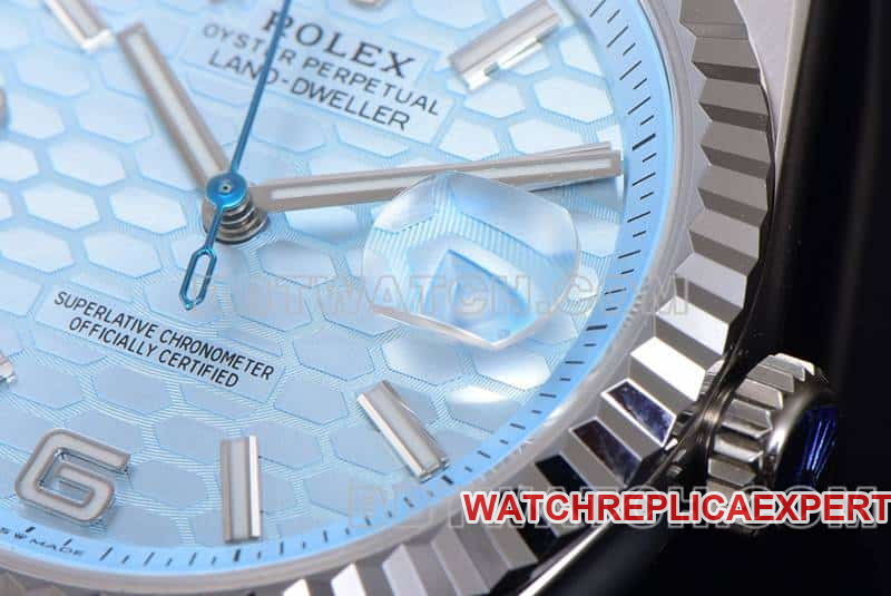 ES factory Rolex land type top-tier 1:1high-quality replicablue dial127236front live photo