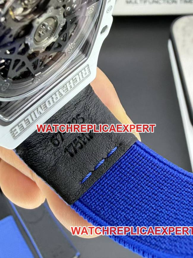collectible watch UMI factory Richard Mille hollow plate white shell mechanical RM67-02braceletlive photos
