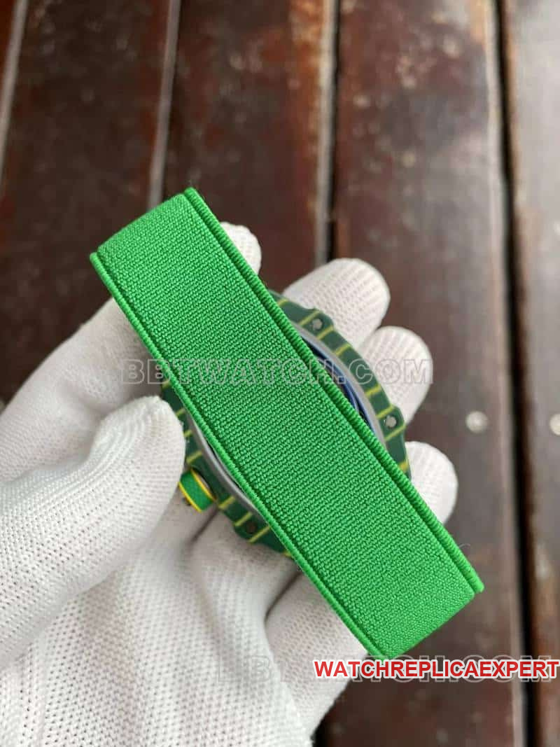 Richard Mille men's top-tier hollow plate green RM67-02braceletlive photos