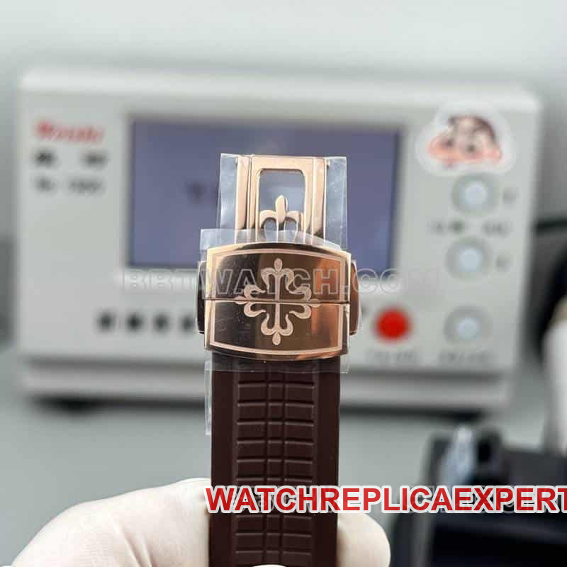 PP factory Patek PhilippeAQUANAUT1:1super brown disk grenade dual time zone 5164clasplive photos
