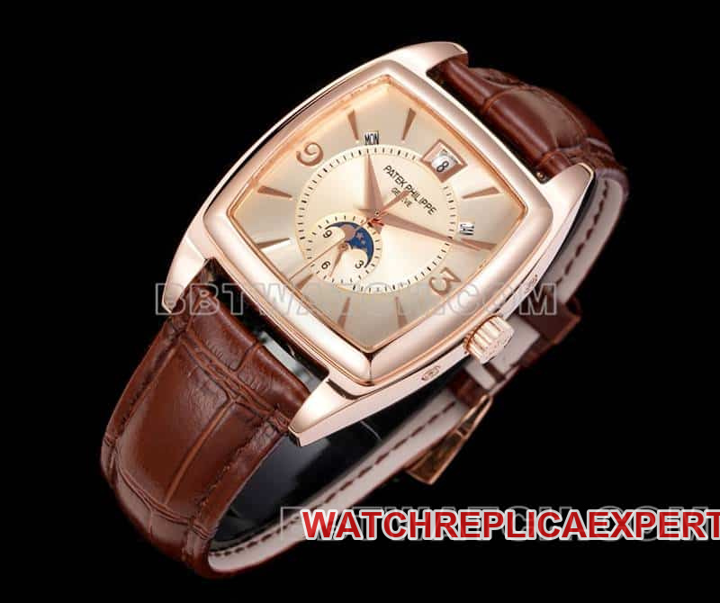TW factory Patek Philippe complicated function timepiece 1:1top-tier silver white dialrose gold5135front live photo