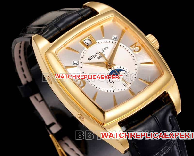TW factory Patek Philippe complicated function timepiece top-tier 1:1high-quality silver white dialyellow gold5135front live photo