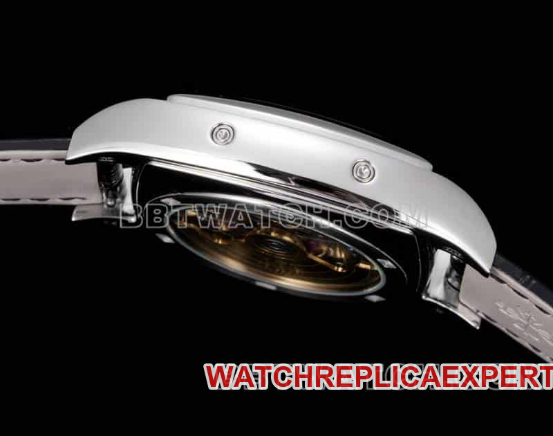 TW factory Patek Philippe complex function timepiece top-tier dark gray plate leather strap model 5135side live photo