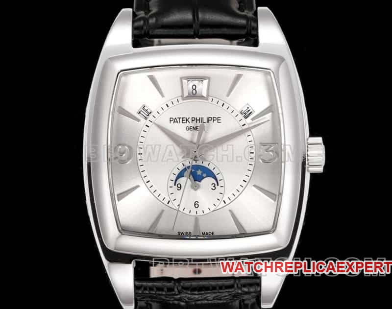 TW factory Patek Philippe complication timepiece 1:1super silver gray plate 5135front live photo