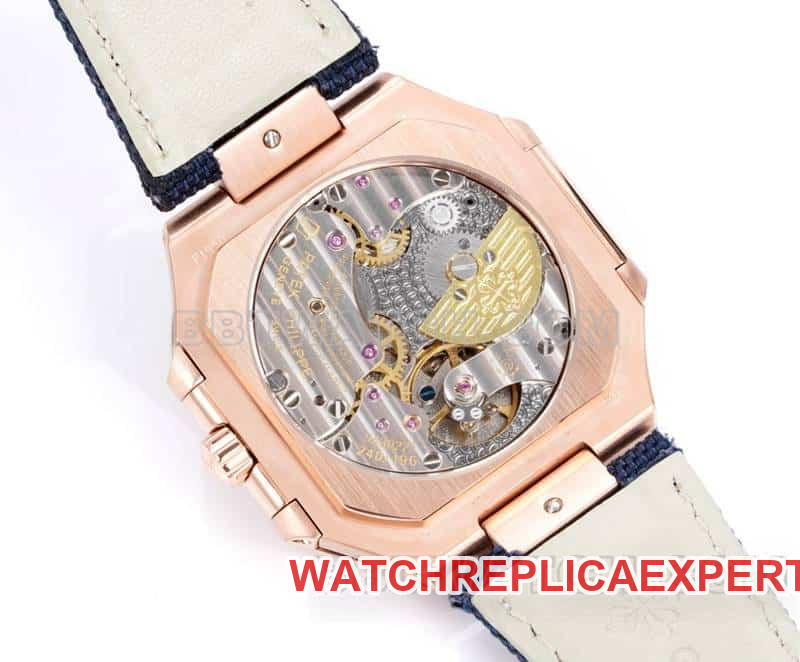 3K FactoryPatek PhilippeCUBITUS1:1super cloneblue dialrose gold5822caseback live photo
