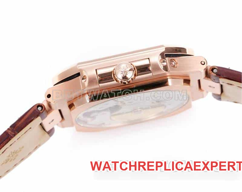 3K FactoryPatek PhilippeCUBITUSsuper clonewhite dialrose gold5822side live photo
