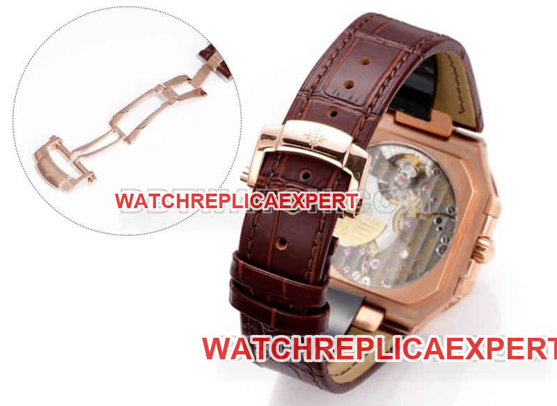 3K FactoryPatek PhilippeCUBITUS1:1top-tier brown disc rose gold5822braceletlive photos