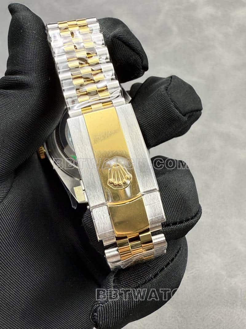 ARF FactoryRolex log top-tier 1:1super gold plate 41mm gold five-row chain link126333braceletlive photos