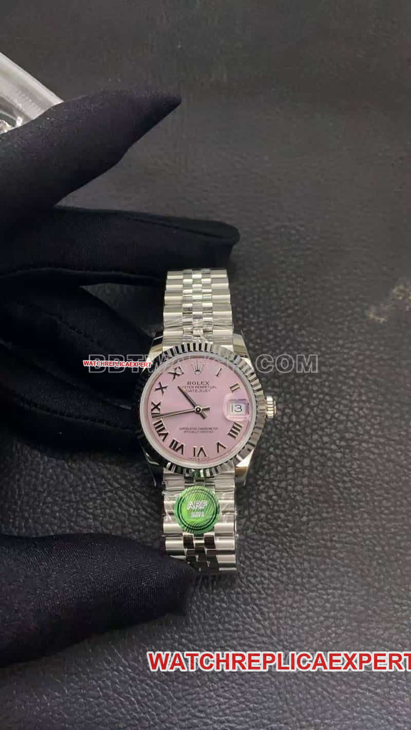 ARF FactoryRolex log 1:1super powder plate 31mm five rows of links 278274front live photo