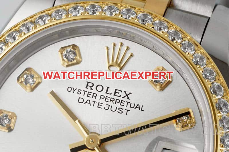 ARF FactoryRolex log top-tier 1:1high-quality high plate diamond bezel31mm intergold five-lattice chain link278383front live photo