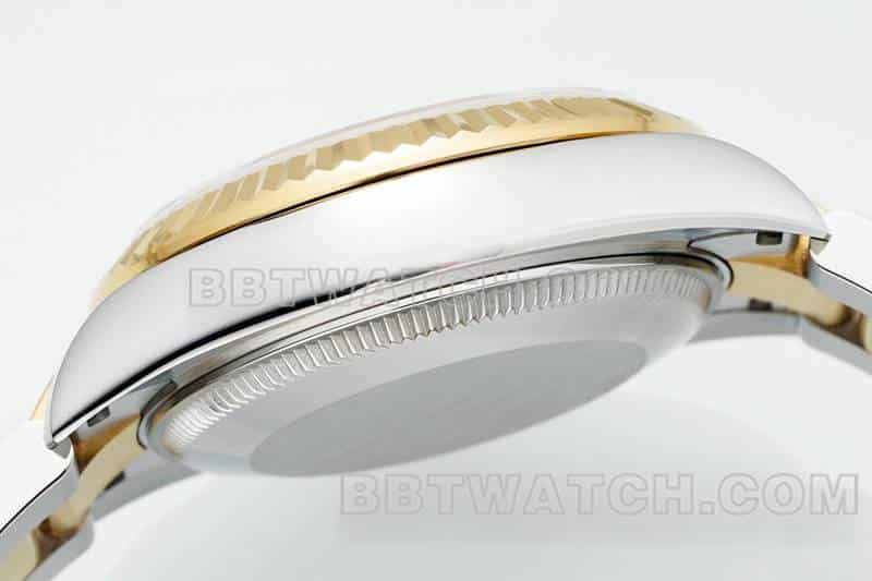 ARF FactoryRolex log 1:1super cloneblack dial31mm gold three-lattice chain link278273front live photoside live photo