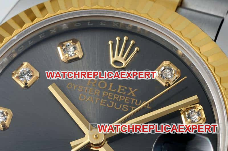 ARF FactoryRolex log super cloneblack dial31mm gold five-lattice chain link 278273front live photo