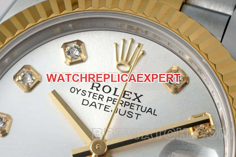 ARF FactoryRolex log 1:1top-tier replicasilver dial31mm gold five-lattice chain link278273front live photo
