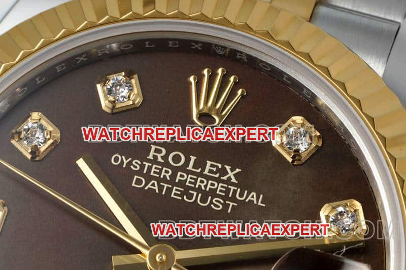 ARF FactoryRolex log top-tier 1:1high-quality black mother-of-pearl plate 31mm gold five-grid chain link 278273front live photo
