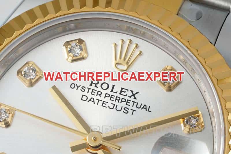 ARF FactoryRolex log top-tier 1:1super clonesilver dial31mm gold triple link 278273front live photo