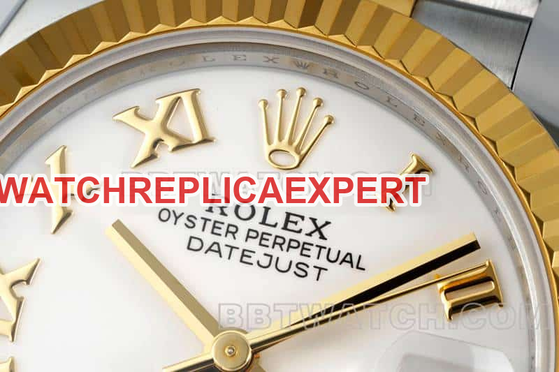 ARF FactoryRolex log 1:1super clonewhite dial31mm gold five-lattice chain link278273front live photo