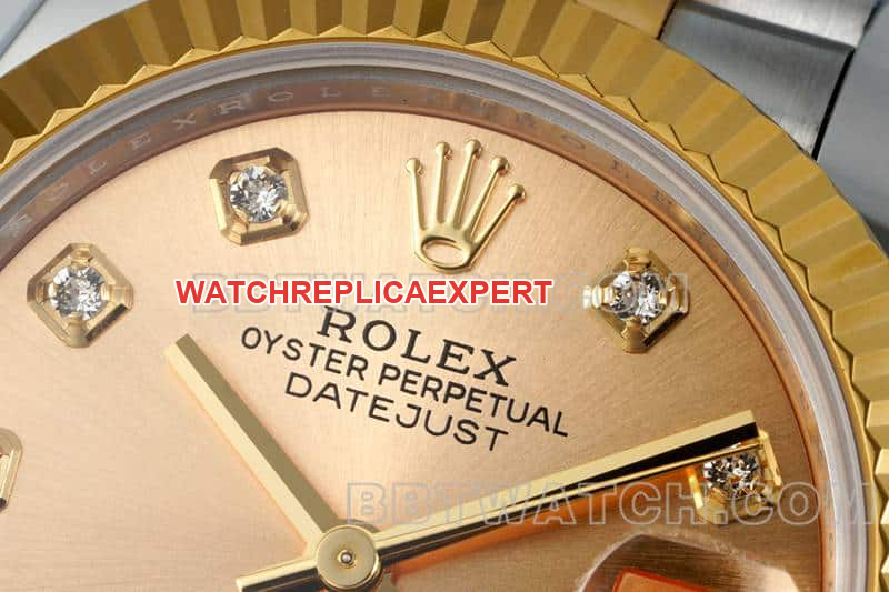 ARF factory rolex logbook one to one top gold plate 31mm intermediate gold five compartment links 278273 front real picture
