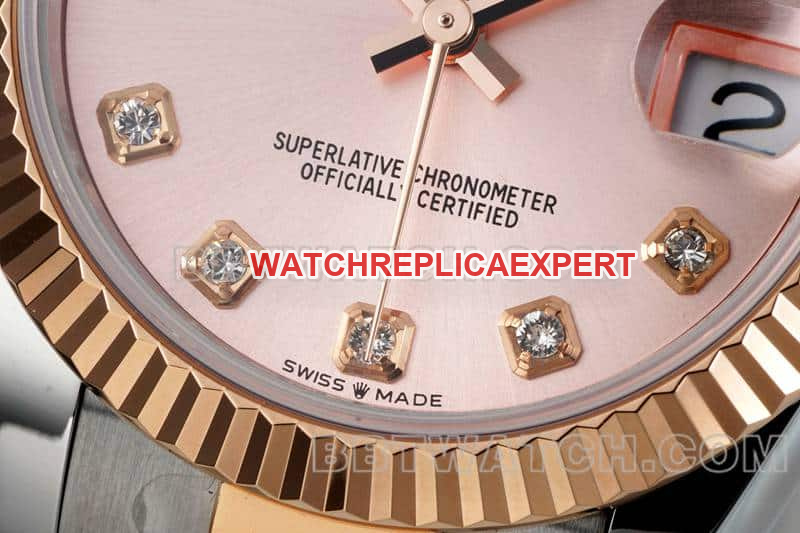 ARF FactoryRolex log top-tier 1:1high-quality replicarose gold disc 31mm gold three-lattice chain link 278271front live photo